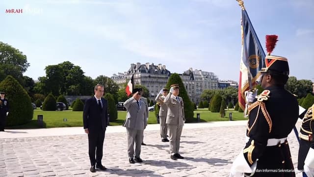 Kunjungan Kerja ke Prancis, Prabowo Tiba di Istana Elysee Kunjungan Kerja ke Prancis, Prabowo Tiba di Istana Elysee