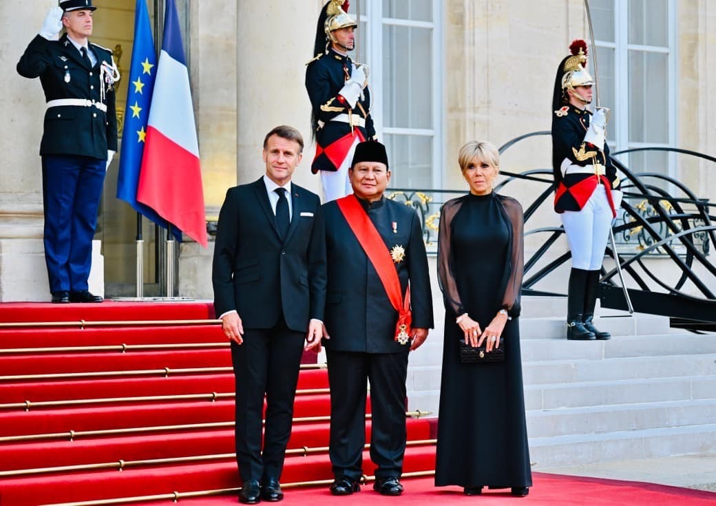 Momen Prabowo Hadiri Jamuan Santap Malam di Istana Élysée Paris Momen Prabowo Hadiri Jamuan Santap Malam di Istana Élysée Paris