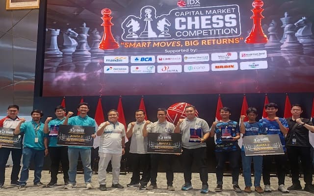 Kemenkeu Juara I IDX Channel Capital Market Chess Competition 2026, Pertamina Juara II Kemenkeu Juara I IDX Channel Capital Market Chess Competition 2026, Pertamina Juara II