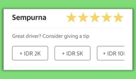 Cara Memberi Tip di Gojek dengan GoPay, Ada Pilihan Nominal Cara Memberi Tip di Gojek dengan GoPay, Ada Pilihan Nominal