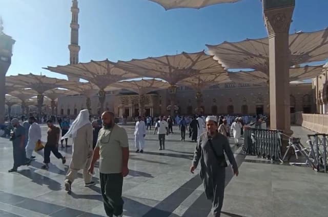 Kemenhaj Dirikan 5 Pos di Masjid Nabawi untuk Cegah Jemaah Tersesat, Ini Lokasinya Kemenhaj Dirikan 5 Pos di Masjid Nabawi untuk Cegah Jemaah Tersesat, Ini Lokasinya