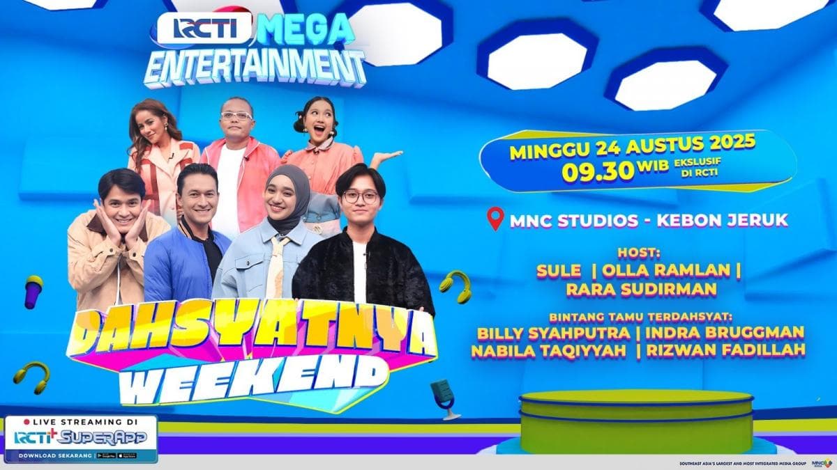 Semakin Dahsyat di Dahsyatnya Weekend Spesial Selebrasi Spektakuler RCTI 36 Semakin Dahsyat di Dahsyatnya Weekend Spesial Selebrasi Spektakuler RCTI 36