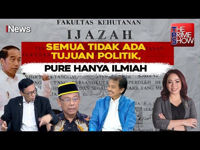 Dugaan Isu Ijazah Jokowi Picu Teori Konspirasi, Pakar: Fokus pada Fakta dan Profesionalisme Aparat Dugaan Isu Ijazah Jokowi Picu Teori Konspirasi, Pakar: Fokus pada Fakta dan Profesionalisme Aparat