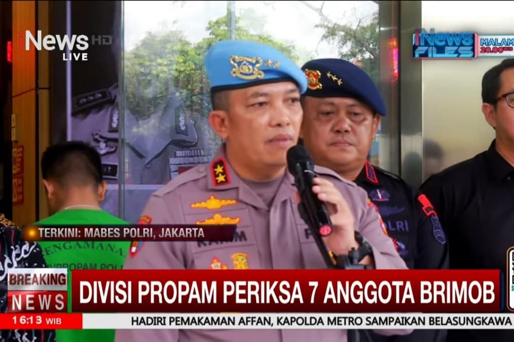 Breaking News: 7 Anggota Polri Dinyatakan Langgar Kode Etik Kepolisian Breaking News: 7 Anggota Polri Dinyatakan Langgar Kode Etik Kepolisian