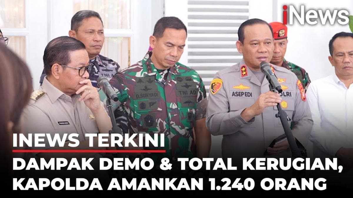 Pramono: Kerugian usai Demo di Jakarta Rp55 Miliar! Pramono: Kerugian usai Demo di Jakarta Rp55 Miliar!