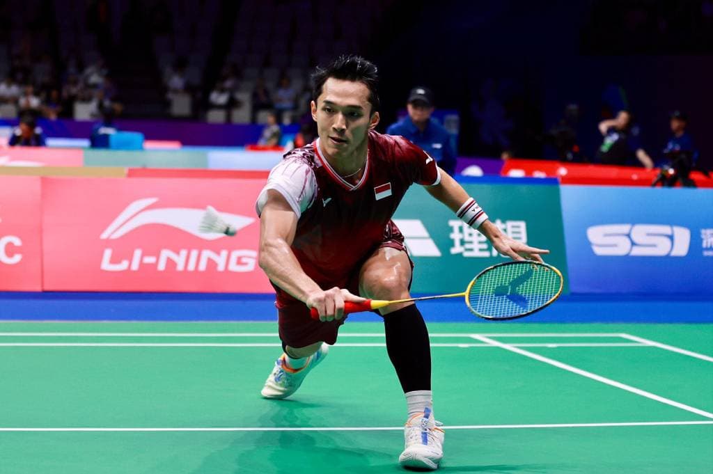 Jonatan Christie Singkirkan Kenta Nishimoto, Amankan Tiket 16 Besar China Masters 2025 Jonatan Christie Singkirkan Kenta Nishimoto, Amankan Tiket 16 Besar China Masters 2025