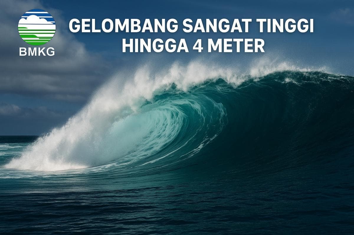 Peringatan Dini BMKG, Waspada Gelombang Tinggi hingga 4 Meter di Perairan Ini Peringatan Dini BMKG, Waspada Gelombang Tinggi hingga 4 Meter di Perairan Ini