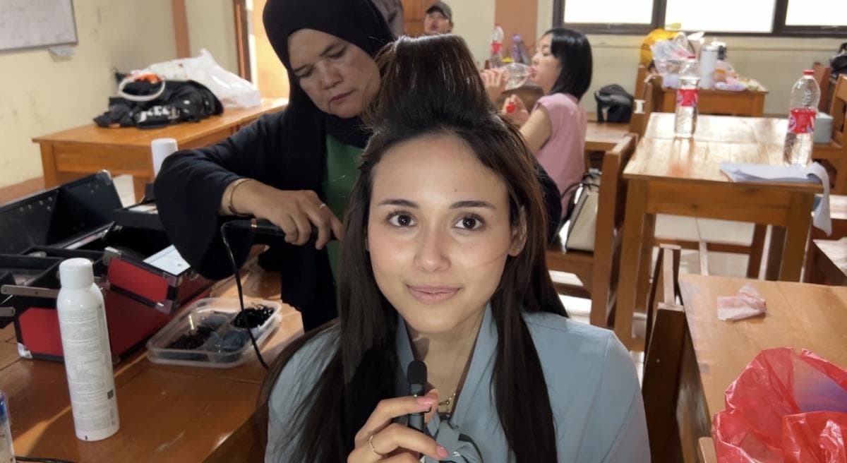 Perdana Akting untuk Microdrama Vision+ Bundadari, Edelenyi Greta Excited! Perdana Akting untuk Microdrama Vision+ Bundadari, Edelenyi Greta Excited!