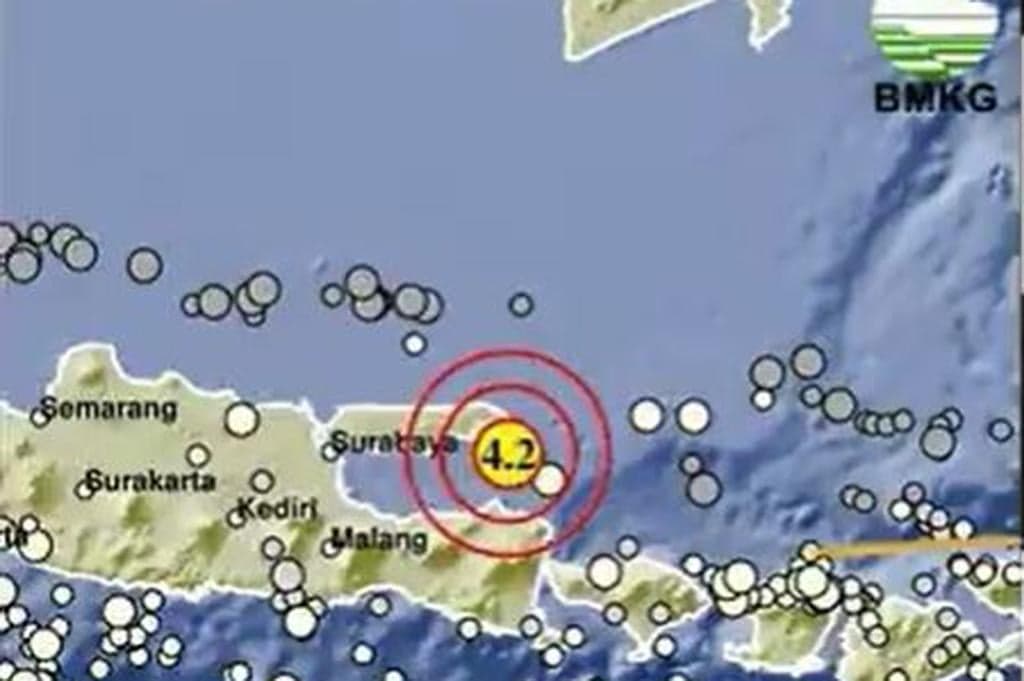 Gempa Hari Ini Magnitudo 4,2 Guncang Sumenep Jatim Gempa Hari Ini Magnitudo 4,2 Guncang Sumenep Jatim