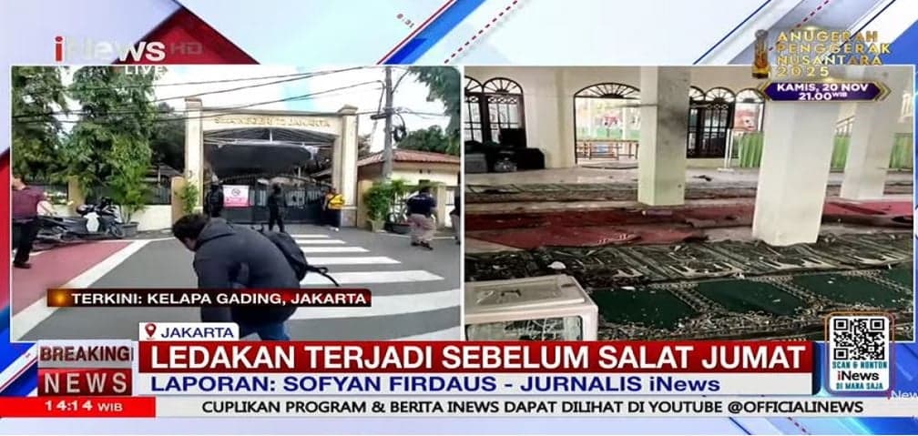Ledakan di Masjid SMAN 72 Jakarta, Polisi Temukan Senjata Rakitan dan Bom Molotov Ledakan di Masjid SMAN 72 Jakarta, Polisi Temukan Senjata Rakitan dan Bom Molotov