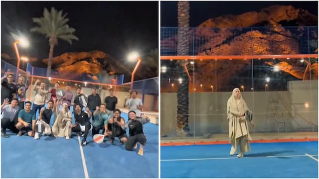 Viral Padel dengan View Gunung Uhud di Madinah, Netizen Speechless! Viral Padel dengan View Gunung Uhud di Madinah, Netizen Speechless!
