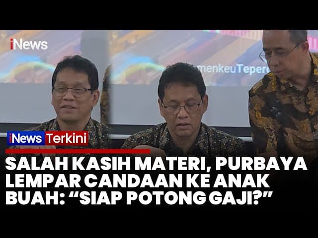 Anak Buah Salah Kasih Data, Purbaya Lempar Candaan: Siap Dipotong Gaji? Anak Buah Salah Kasih Data, Purbaya Lempar Candaan: Siap Dipotong Gaji?