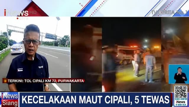 5 Orang Tewas Kecelakaan Beruntun di Tol Cipali, Penumpang Bus Agra Mas dan Gran Max 5 Orang Tewas Kecelakaan Beruntun di Tol Cipali, Penumpang Bus Agra Mas dan Gran Max