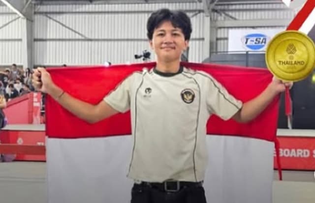 Basral Graito Hutomo Bikin Geger Bangkok, Skateboard Indonesia Sumbang Emas ke-42 SEA Games 2025 Basral Graito Hutomo Bikin Geger Bangkok, Skateboard Indonesia Sumbang Emas ke-42 SEA Games 2025