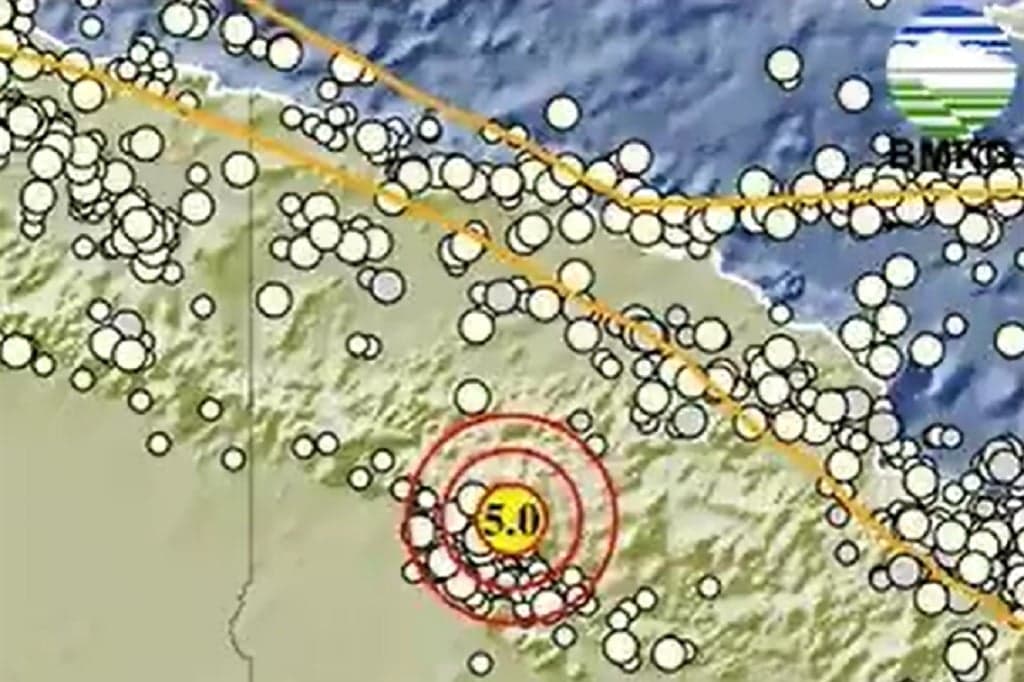 Gempa Hari Ini M 5,0 Guncang Bovendigoel Papua Kedalaman 10 Km Gempa Hari Ini M 5,0 Guncang Bovendigoel Papua Kedalaman 10 Km