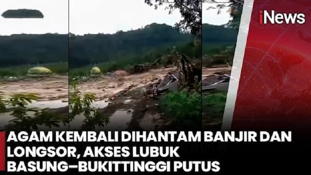 Warga Merekam Detik-Detik Banjir Bandang Kembali Terjang Agam Warga Merekam Detik-Detik Banjir Bandang Kembali Terjang Agam