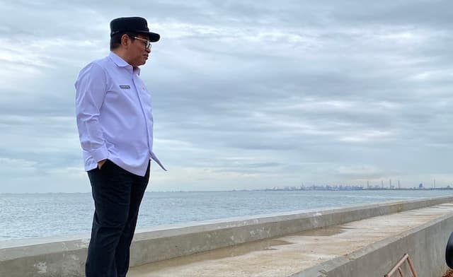 Cek Progres Tanggul Laut Ancol Sepanjang 2,1 Km, Pramono: Sudah 95 Cek Progres Tanggul Laut Ancol Sepanjang 2,1 Km, Pramono: Sudah 95