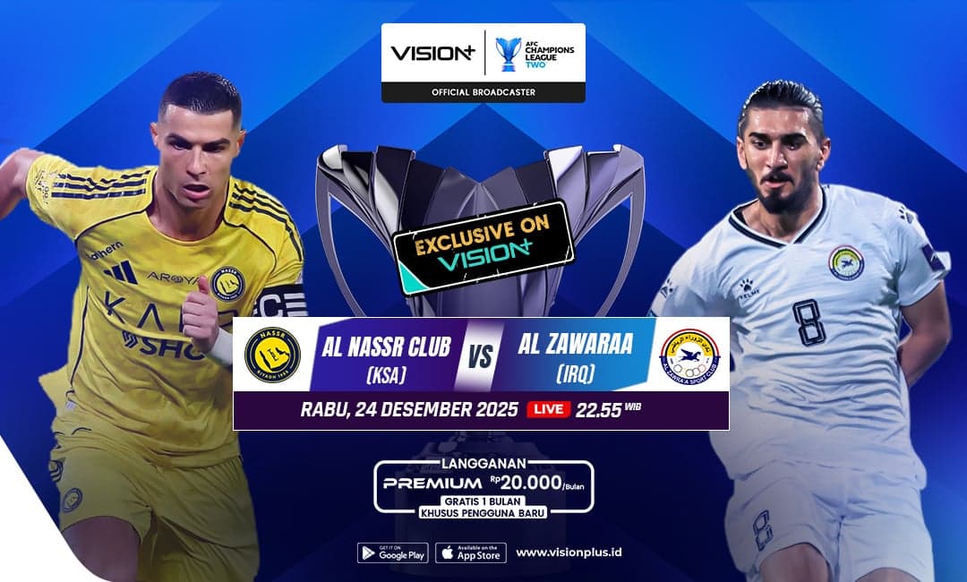 Cara Nonton Link Live Streaming Al Nassr vs Al Zawraa di AFC Champions League Two Cara Nonton Link Live Streaming Al Nassr vs Al Zawraa di AFC Champions League Two
