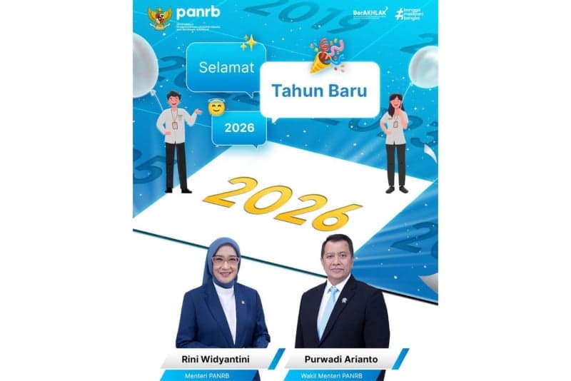 Sambut 2026, Menteri dan Wakil Menteri PANRB Ajak ASN Terus Berikan Layanan Sepenuh Hati Sambut 2026, Menteri dan Wakil Menteri PANRB Ajak ASN Terus Berikan Layanan Sepenuh Hati