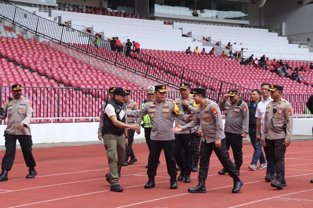Persija vs Persijap di GBK Sore Ini, 1.876 Personel Gabungan Amankan Laga Persija vs Persijap di GBK Sore Ini, 1.876 Personel Gabungan Amankan Laga