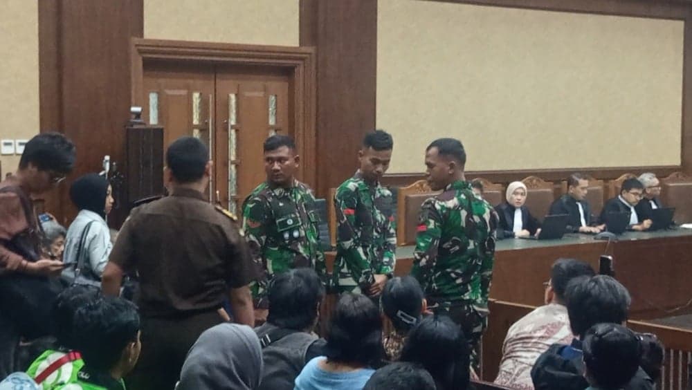 Sidang Nadiem Dijaga 3 Prajurit, TNI: Tak Berkaitan dengan Perkara Sidang Nadiem Dijaga 3 Prajurit, TNI: Tak Berkaitan dengan Perkara