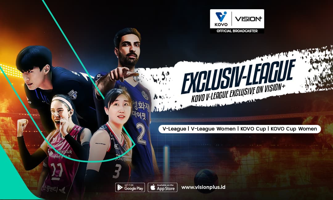 Korean V-League Resmi Hadir di VISION+, Penggemar Voli Indonesia Dapat Akses Liga Korea Korean V-League Resmi Hadir di VISION+, Penggemar Voli Indonesia Dapat Akses Liga Korea