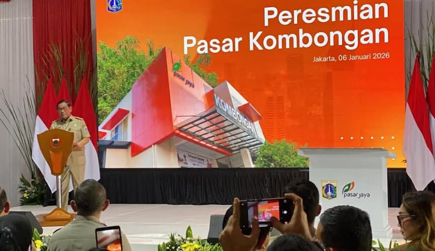 Pramono Resmikan Pasar Kombongan di Kemayoran usai 5 Tahun Mangkrak Pramono Resmikan Pasar Kombongan di Kemayoran usai 5 Tahun Mangkrak