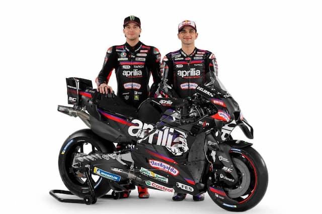 Motor RS-GP26 Bermotif Singa Meluncur, Aprilia Pasang Target Tinggi MotoGP 2026 Motor RS-GP26 Bermotif Singa Meluncur, Aprilia Pasang Target Tinggi MotoGP 2026
