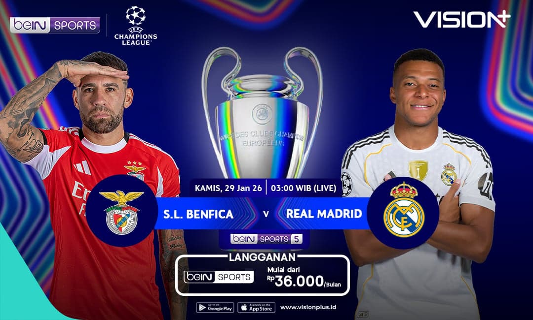 Link Live Streaming Benfica vs Real Madrid di Liga Champions, Mbappe di Ambang Rekor Link Live Streaming Benfica vs Real Madrid di Liga Champions, Mbappe di Ambang Rekor