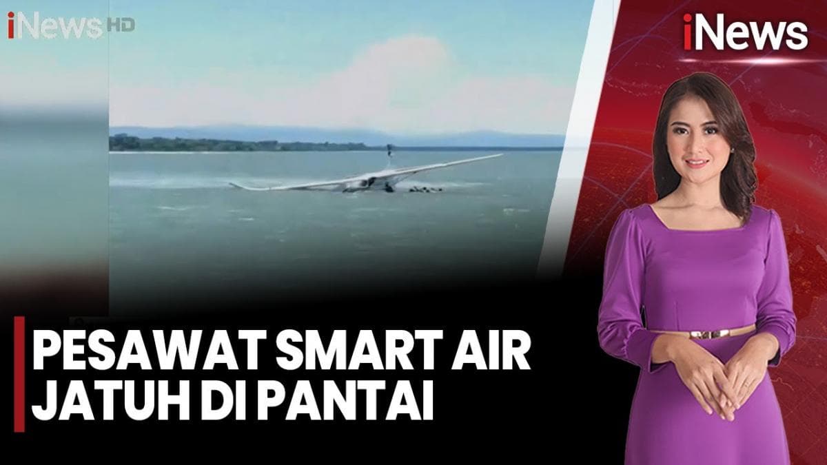 Detik-Detik Pesawat Smart Air Jatuh ke Laut Nabire Barat Detik-Detik Pesawat Smart Air Jatuh ke Laut Nabire Barat