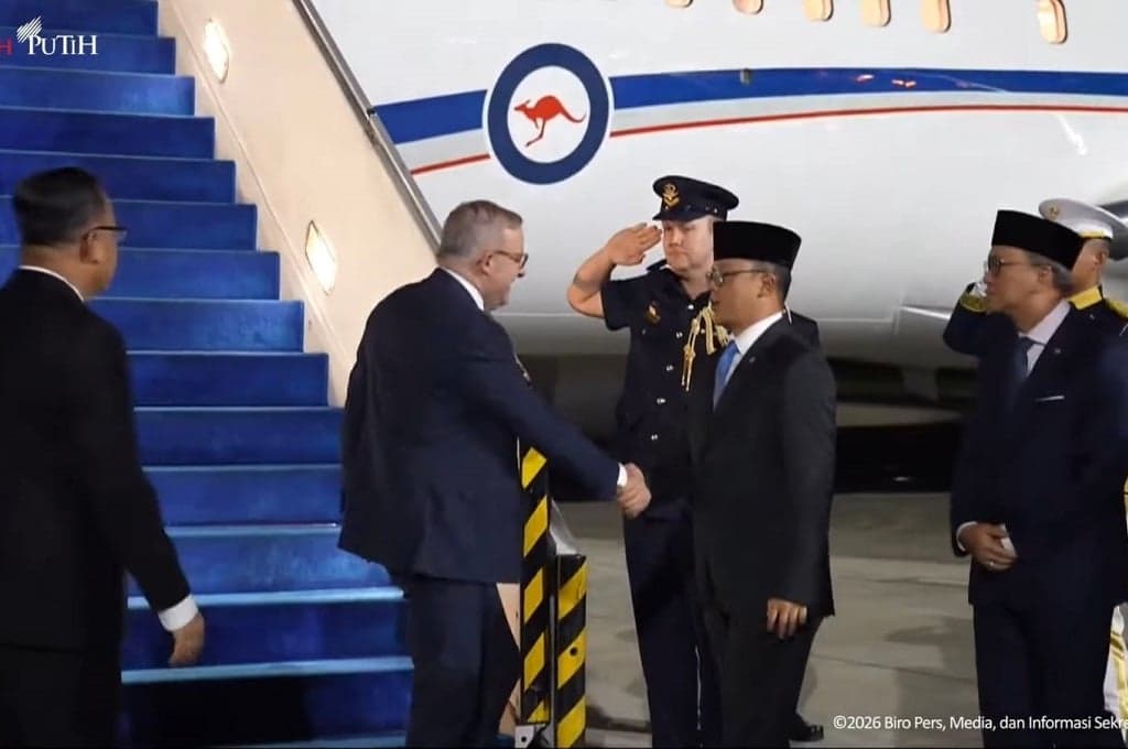 PM Australia Albanese Tiba di Jakarta, bakal Teken Traktat Keamanan bareng Prabowo PM Australia Albanese Tiba di Jakarta, bakal Teken Traktat Keamanan bareng Prabowo