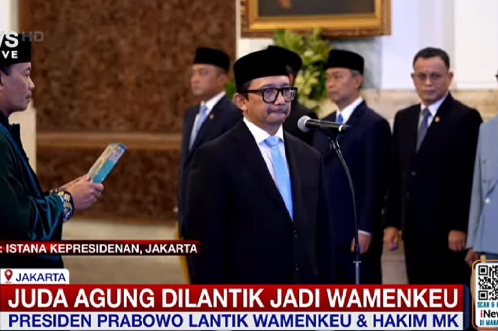 Breaking News: Prabowo Lantik Juda Agung Wamenkeu Pengganti Thomas Djiwandono Breaking News: Prabowo Lantik Juda Agung Wamenkeu Pengganti Thomas Djiwandono