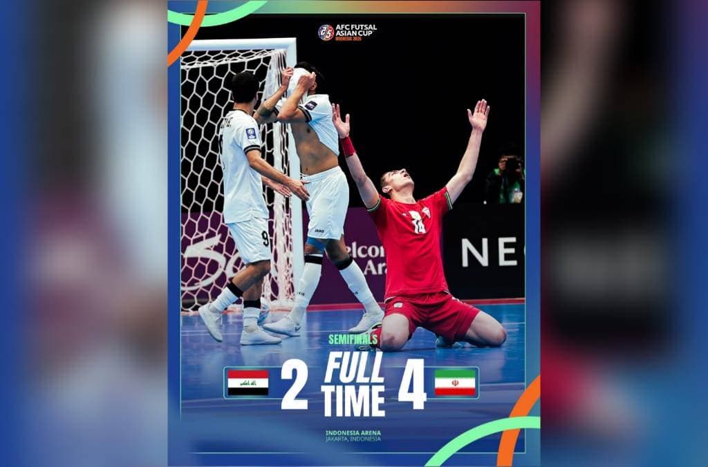 Singkirkan Irak, Iran Tunggu Indonesia di Final Piala Asia Futsal 2026 Singkirkan Irak, Iran Tunggu Indonesia di Final Piala Asia Futsal 2026
