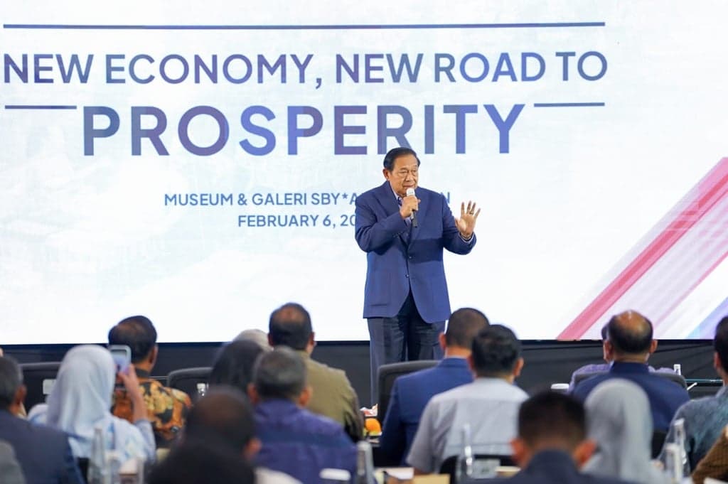 SBY Tegaskan Dukung Penuh Presiden Prabowo, Serukan Kolaborasi Wujudkan Ekonomi Baru SBY Tegaskan Dukung Penuh Presiden Prabowo, Serukan Kolaborasi Wujudkan Ekonomi Baru