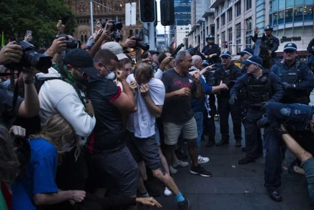 Tolak Kunjungan Presiden Israel, Ratusan Demonstran Australia Kepung Gedung Parlemen Tolak Kunjungan Presiden Israel, Ratusan Demonstran Australia Kepung Gedung Parlemen