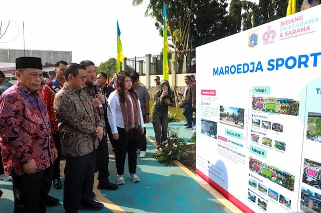 Pramono Ganti Nama Stadion Ki Amat Jadi Meruya Sport Park: Namanya Terlalu Berat Pramono Ganti Nama Stadion Ki Amat Jadi Meruya Sport Park: Namanya Terlalu Berat