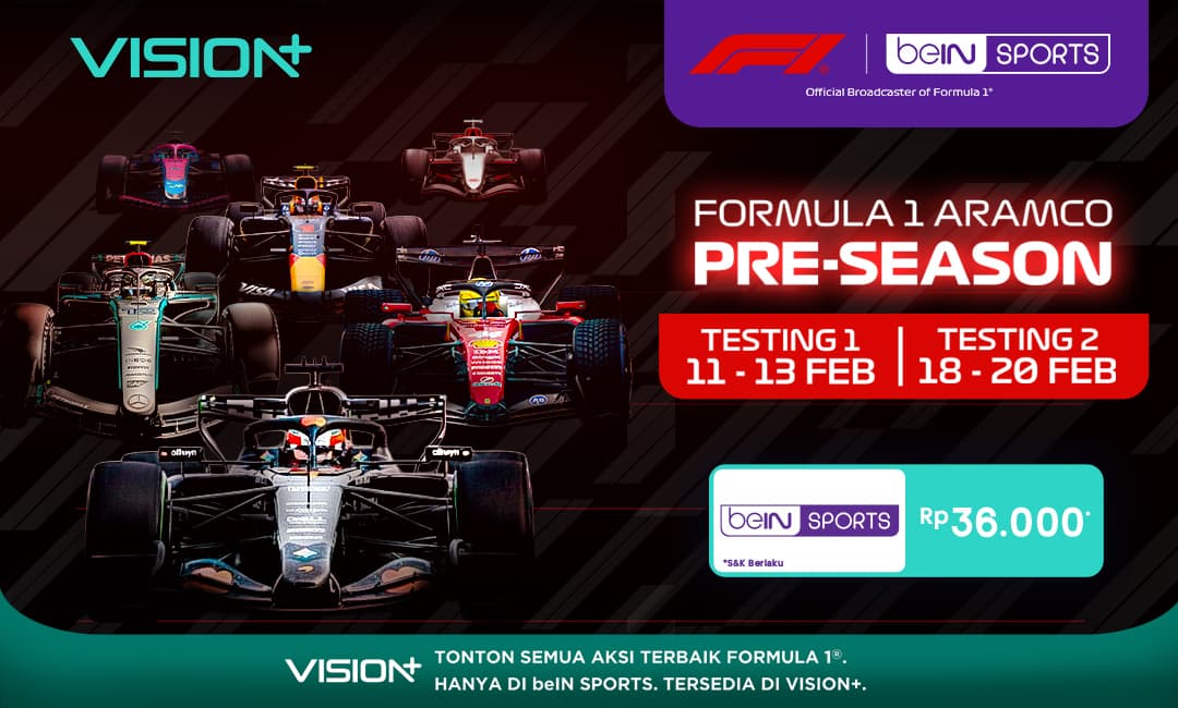 Formula 1 Aramco Pre-Season 2026 Live di VISION+, Momen Penentuan Kekuatan Tim Sebelum Seri Pembuka Formula 1 Aramco Pre-Season 2026 Live di VISION+, Momen Penentuan Kekuatan Tim Sebelum Seri Pembuka