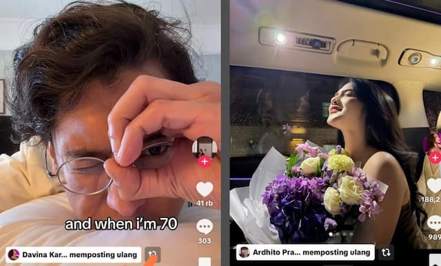 Heboh Davina Karamoy dan Ardhito Pramono Saling Repost di TikTok, Netizen: Bentar Lagi Go Public Heboh Davina Karamoy dan Ardhito Pramono Saling Repost di TikTok, Netizen: Bentar Lagi Go Public