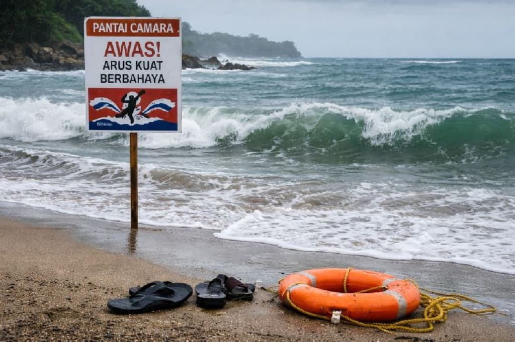 Remaja asal Tangerang Hilang Terseret Ombak di Pantai Camara Pandeglang Remaja asal Tangerang Hilang Terseret Ombak di Pantai Camara Pandeglang