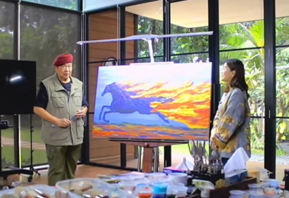 Makna Lukisan Kuda Api Karya SBY yang Dibeli Orang Kaya RI Low Tuck Kwong Rp6,5 Miliar Makna Lukisan Kuda Api Karya SBY yang Dibeli Orang Kaya RI Low Tuck Kwong Rp6,5 Miliar