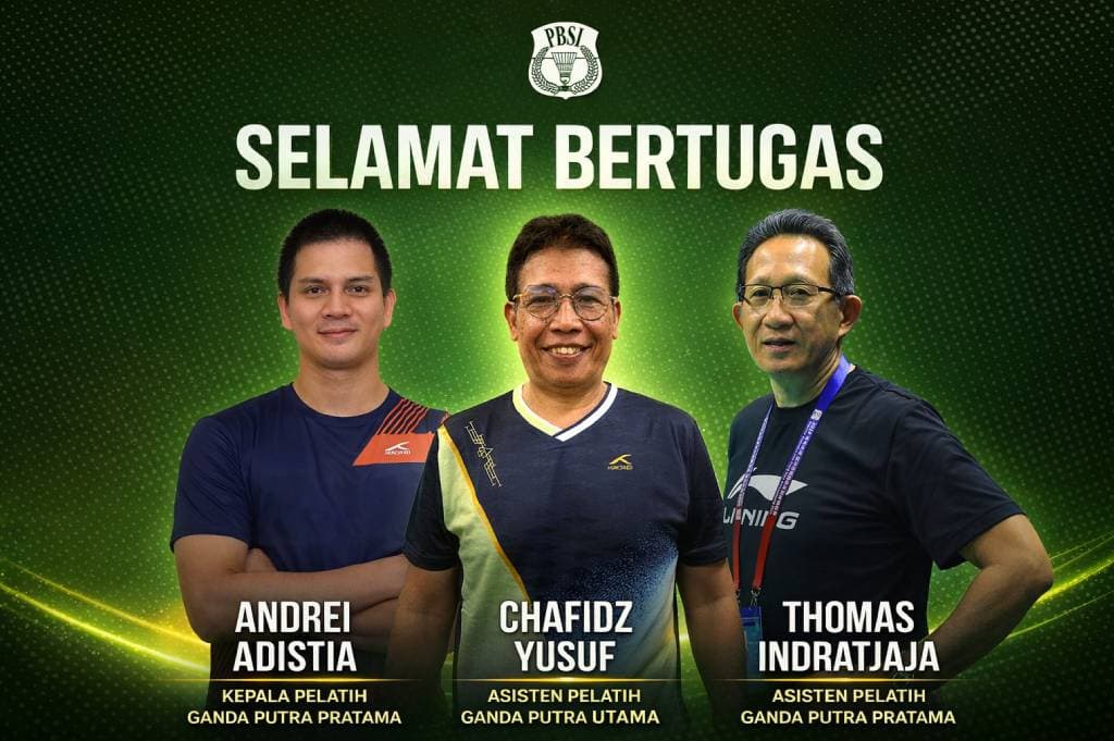 PBSI Rombak Struktur Pelatih Ganda Putra, Chafidz Yusuf Masuk Tim Utama PBSI Rombak Struktur Pelatih Ganda Putra, Chafidz Yusuf Masuk Tim Utama