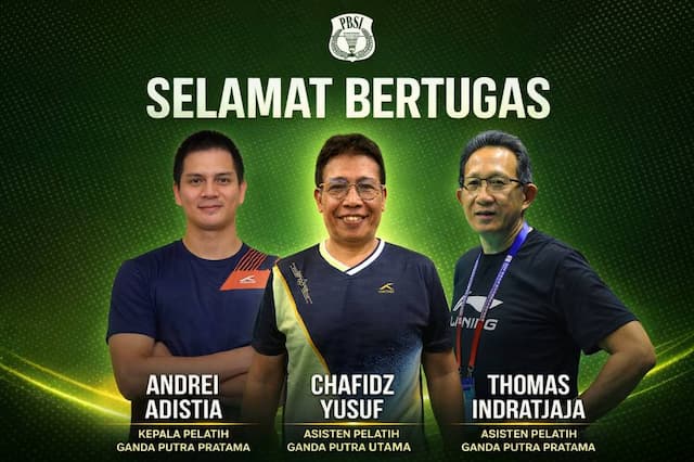 PBSI Rombak Struktur Pelatih Ganda Putra, Chafidz Yusuf Masuk Tim Utama PBSI Rombak Struktur Pelatih Ganda Putra, Chafidz Yusuf Masuk Tim Utama