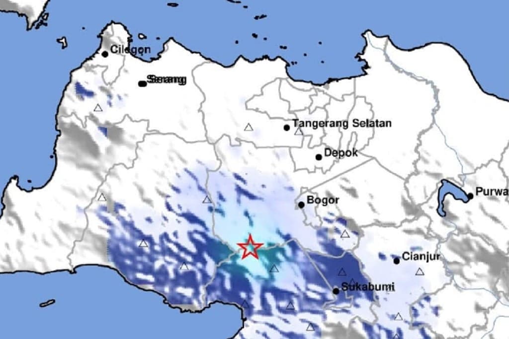 Gempa Hari Ini M 3,2 Guncang Sukabumi, Berpusat di Darat Gempa Hari Ini M 3,2 Guncang Sukabumi, Berpusat di Darat