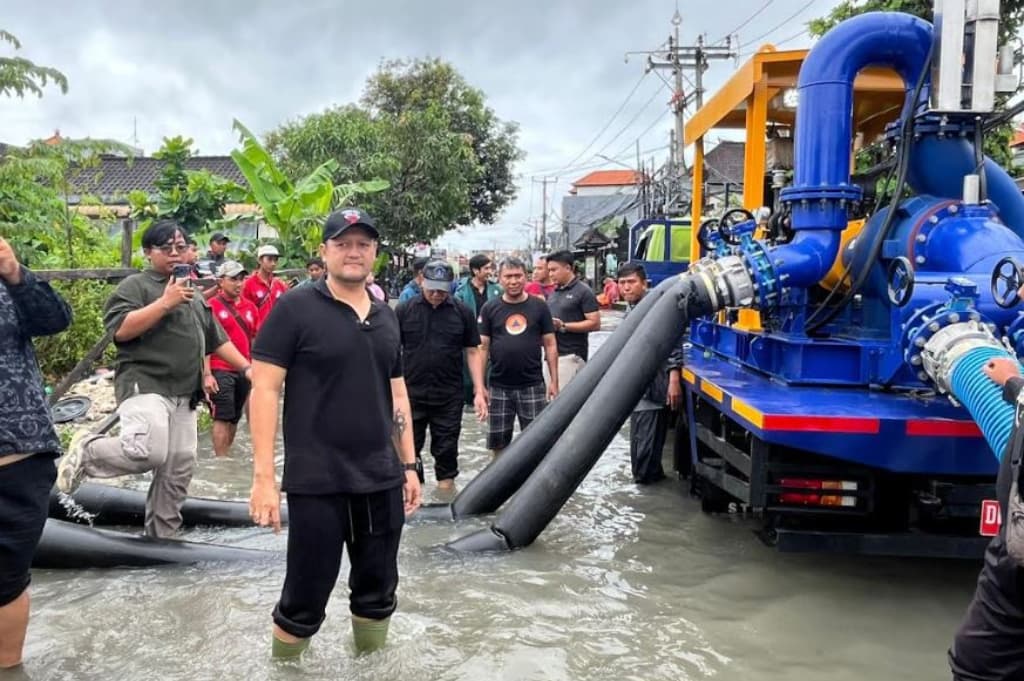 Banjir Terjang Badung hingga Denpasar Bali, Genangan Air Mulai Surut Banjir Terjang Badung hingga Denpasar Bali, Genangan Air Mulai Surut