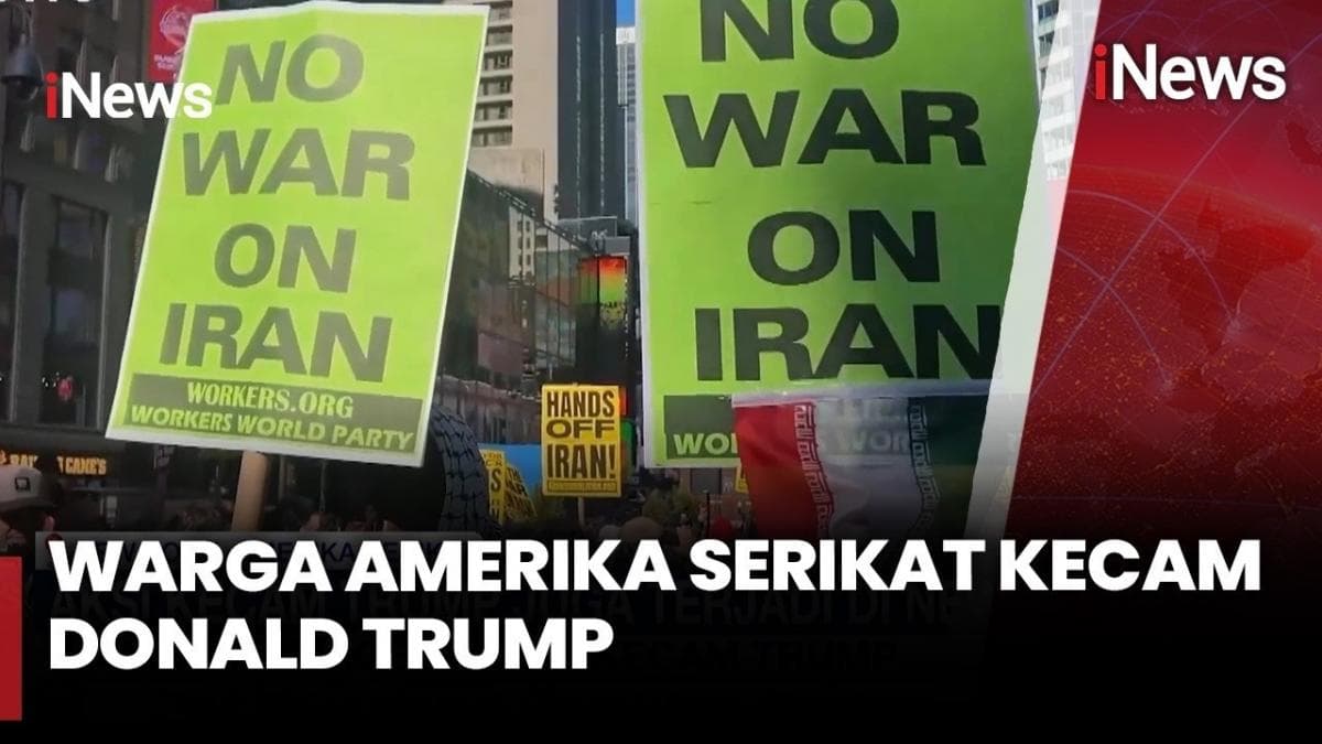 Protes Meluas, Warga di Dunia Kutuk Serangan Militer Amerika-Israel ke Iran Protes Meluas, Warga di Dunia Kutuk Serangan Militer Amerika-Israel ke Iran