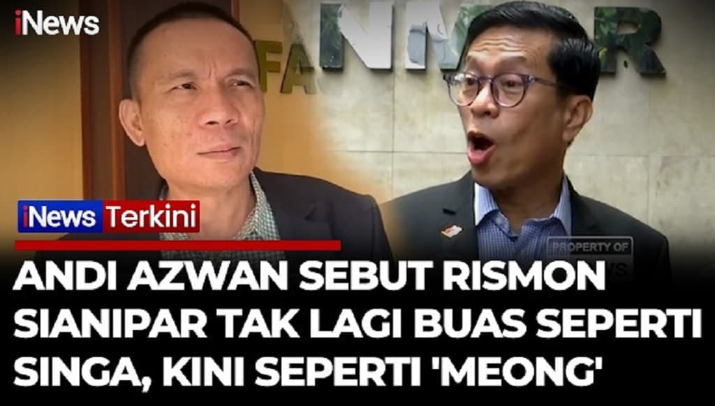 Panas! Andi Azwan Sindir Rismon Sianipar Seperti Meong Panas! Andi Azwan Sindir Rismon Sianipar Seperti Meong