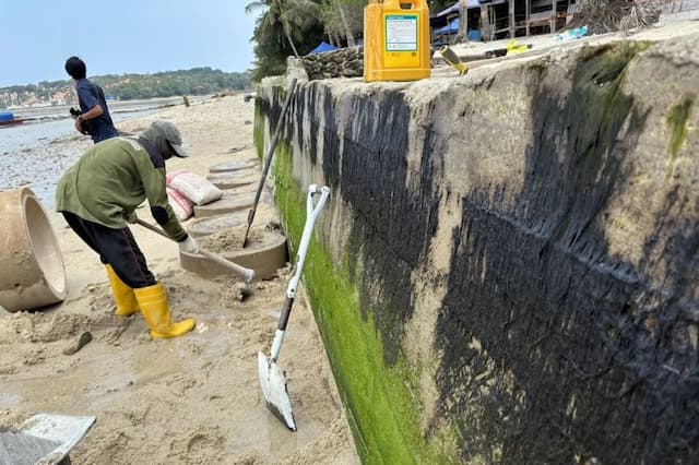 Pantai Nongsa Batam Tercemar Limbah Berbau Menyengat, Polisi Selidiki Dugaan dari Kapal Pantai Nongsa Batam Tercemar Limbah Berbau Menyengat, Polisi Selidiki Dugaan dari Kapal