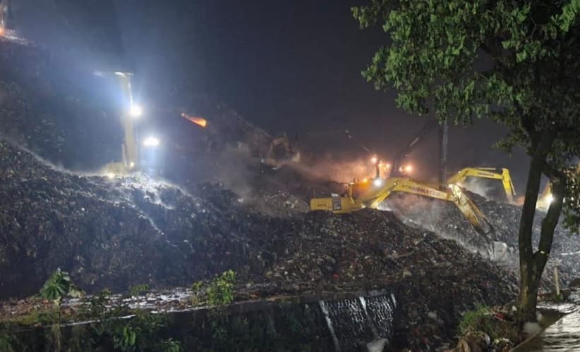 Pemprov DKI Tutup Sementara Jalur 4A TPST Bantargebang usai Longsor, Pengiriman Sampah Dialihkan Pemprov DKI Tutup Sementara Jalur 4A TPST Bantargebang usai Longsor, Pengiriman Sampah Dialihkan