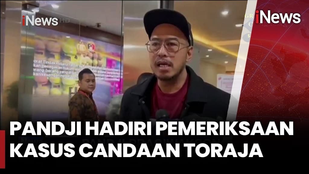 Pandji Pragiwaksono Diperiksa Bareskrim soal Candaan Toraja Pandji Pragiwaksono Diperiksa Bareskrim soal Candaan Toraja