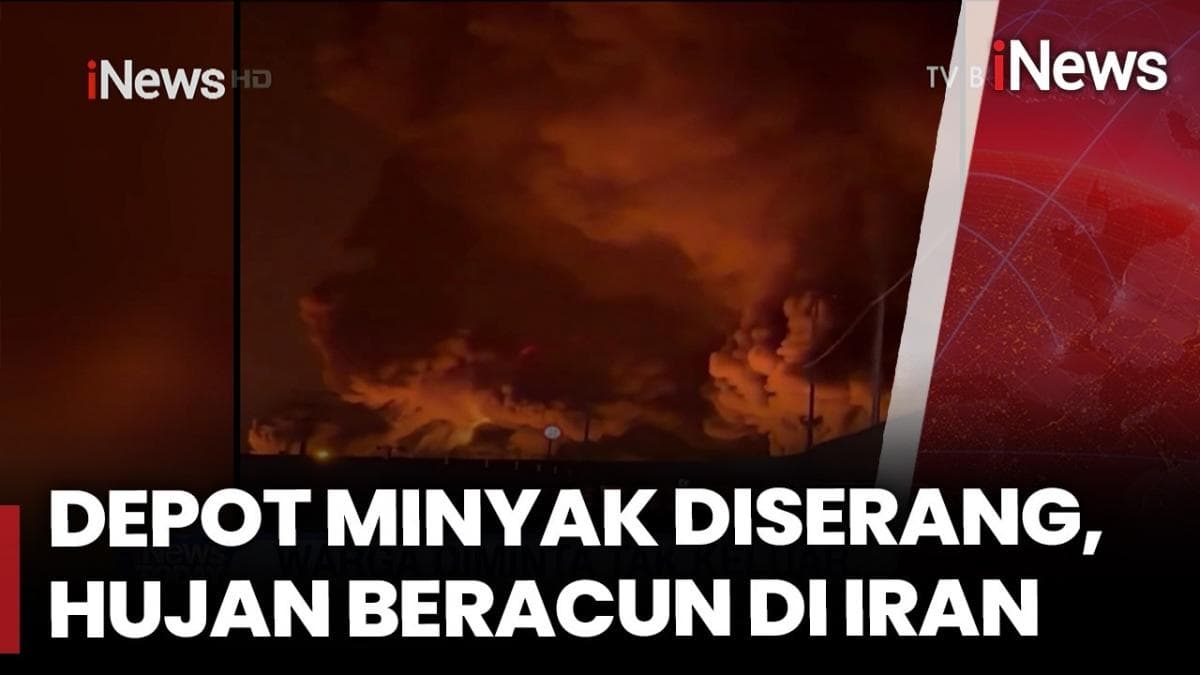 Langit Teheran Menghitam Usai Depot Minyak Iran Dihantam Israel, Warga Diminta Tak Keluar Rumah Langit Teheran Menghitam Usai Depot Minyak Iran Dihantam Israel, Warga Diminta Tak Keluar Rumah